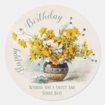 Geburtstag Sweet & Sunny De Longpre Blume CC1014