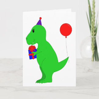 Geburtstag T-Rex Karte