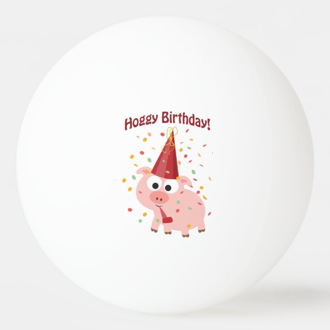 Geburtstag! Tischtennisball (Vorderseite)