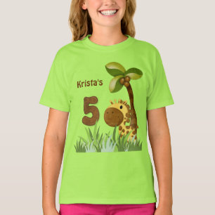 Geburtstag Tots Giraffe Geburtstag T-Shirt