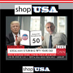 Geburtstag Trump 🎙️ Men Funny TV News Gag Einladung<br><div class="desc">📺 🎉 Breaking News! Es ist Zeit, einen 50. Geburtstag zu feiern! Mit dieser unglaublich witzig und kühnen Geburtstagsveranstaltung im TV-Stil mit einem Design, das von politischer Satire und klassischer Nachrichtengrafik inspiriert wird, können Sie Schlagzeilen machen. Egal, ob Sie einen lustigen Braten, ein Überraschungs-Party oder eine leichte Ansammlung planen, diese...</div>