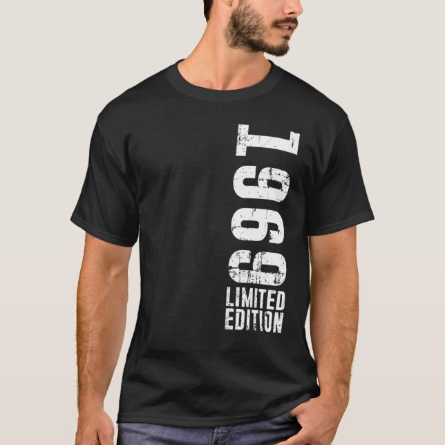 Geburtstag und Vintag 1969 T-Shirt (Vorderseite)