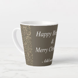 Geburtstag und Weihnachtsfeier Milchtasse