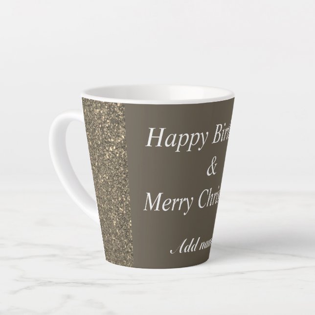 Geburtstag und Weihnachtsfeier Milchtasse (Linke Ecke)