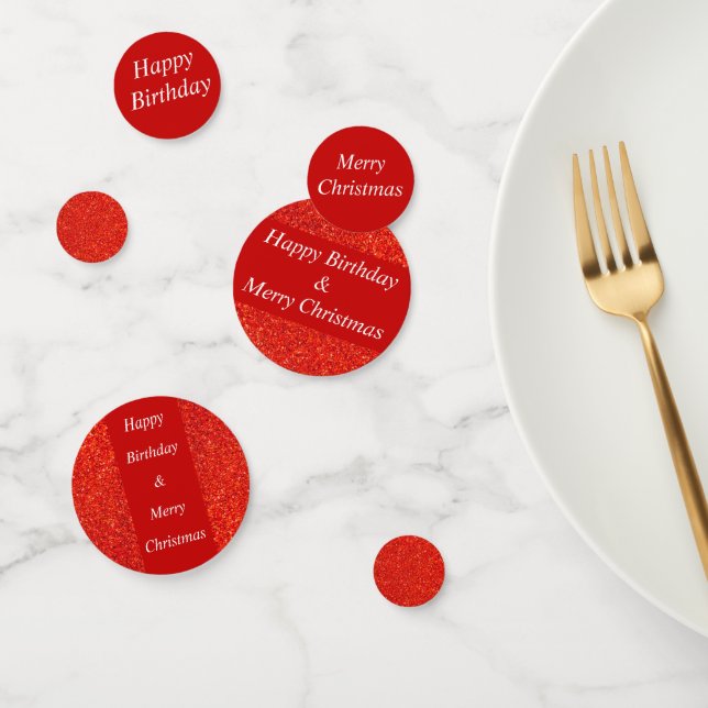 Geburtstag und Weihnachtskonfetti Konfetti (Gruppe)