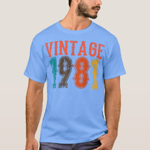 Geburtstag Vater Vintag 1981 T - Shirt