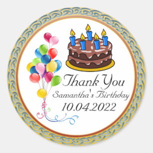 Geburtstag Vielen Dank, Sticker