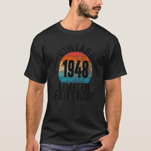 Geburtstag Vintag 1948 T-Shirt (Vorderseite)