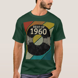 Geburtstag Vintag 1960 Vinyl Record DJ Geschenk T-Shirt
