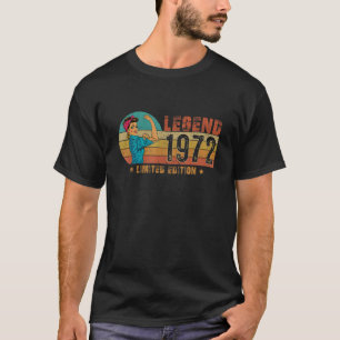 Geburtstag Vintag 1972 Legend seit 1972 für T-Shirt
