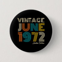 Geburtstag Vintag Juni 1972 Limited Edition