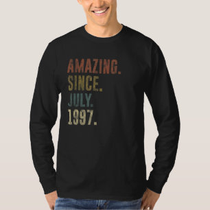 Geburtstag Vintag Phantastisch seit Juli 1997 T-Shirt