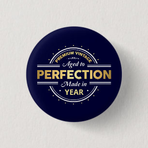 Geburtstag vollendet button