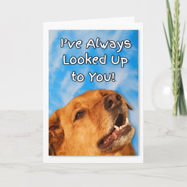 Geburtstag vom Hund Golden Retriever Karte (Vorderseite)