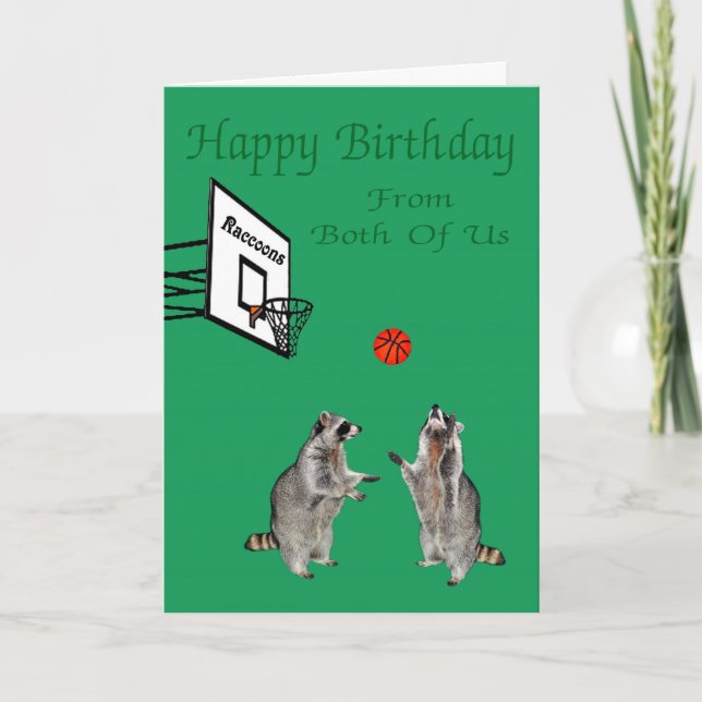 Geburtstag von beiden von uns Gruß-Karte Karte (Vorderseite)