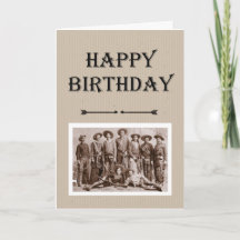 Geburtstag von der üblichen Gang Vintage Cowboys F