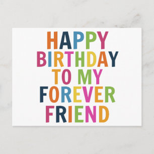 Geburtstag von Freunden Postkarte