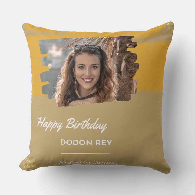 Geburtstag von Kissen (Vorderseite)