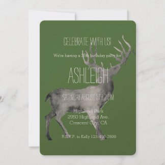 Geburtstag von Waldwild Einladung