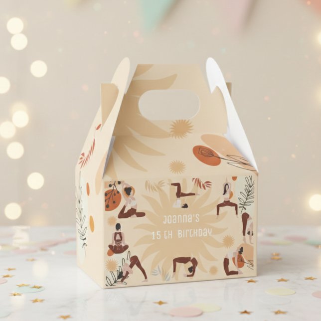 Geburtstag von Yoga-Mädchen Geschenkschachtel (Von Creator hochgeladen)