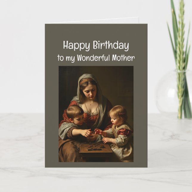 Geburtstag Wunderbare Mutter Liebe Karte (Vorderseite)