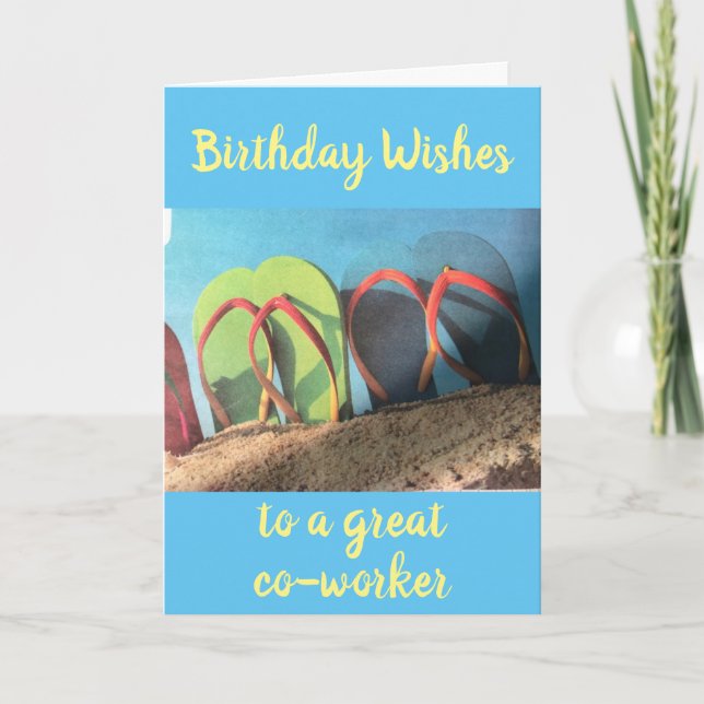 GEBURTSTAG WÜNSCHE FÜR FRAUEN *KOARBEITNEHMER* KARTE (Vorderseite)