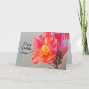 Geburtstag wünscht Hübsche Blume Kunstkarte Karte