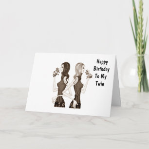 GEBURTSTAG WÜNSCHT MEINEN ZWEITEN SCHWESTER KARTE
