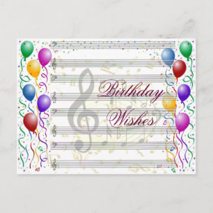 Geburtstag wünscht_ postkarte