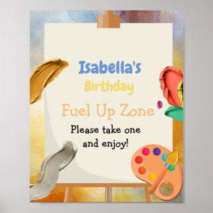 Geburtstag zeichnen poster