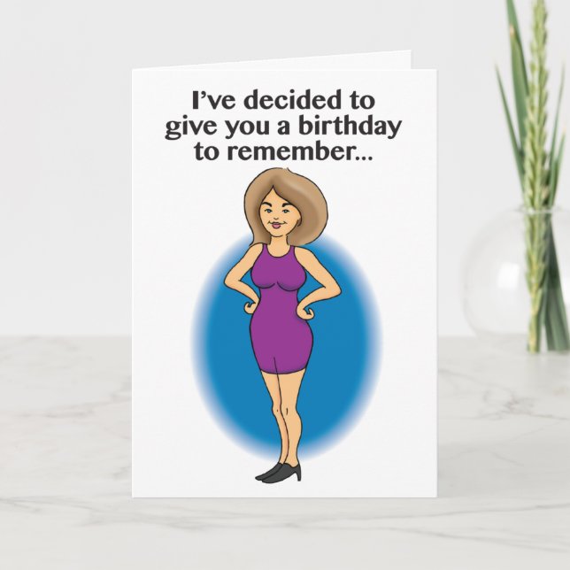 Geburtstag zur Erinnerung an Karte (Vorderseite)