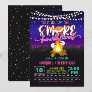 Geburtstage sind mit Freunden mehr Spaß Einladung 