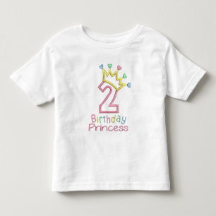 Geburtstagprinzessin, 2 Jahre, 2 Jahre, Kleinkind T-shirt