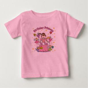 GeburtstagPrinzessin Ich bin zwei T - Shirt und Ge