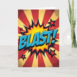 Geburtstags-Blast-Karte Karte