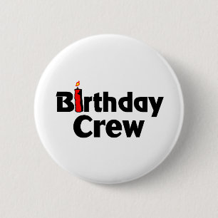 Geburtstags-Crew Button