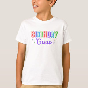 Geburtstags-Crew-T-Shirt T-Shirt