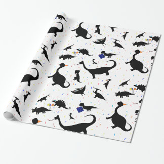 Geburtstags-Dinosaurier Geschenkpapier