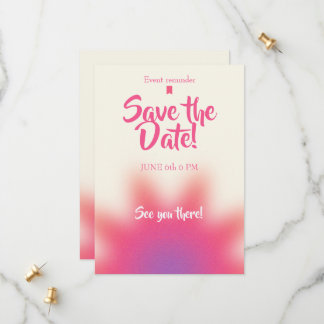Geburtstags-Einladung "Termin vormerken" Save The Date