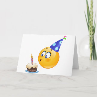 Geburtstags-Emoji Karte