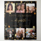 Geburtstags-Foto-Collage schwarzes Gold beste Freu Wandteppich (Vorderseite)