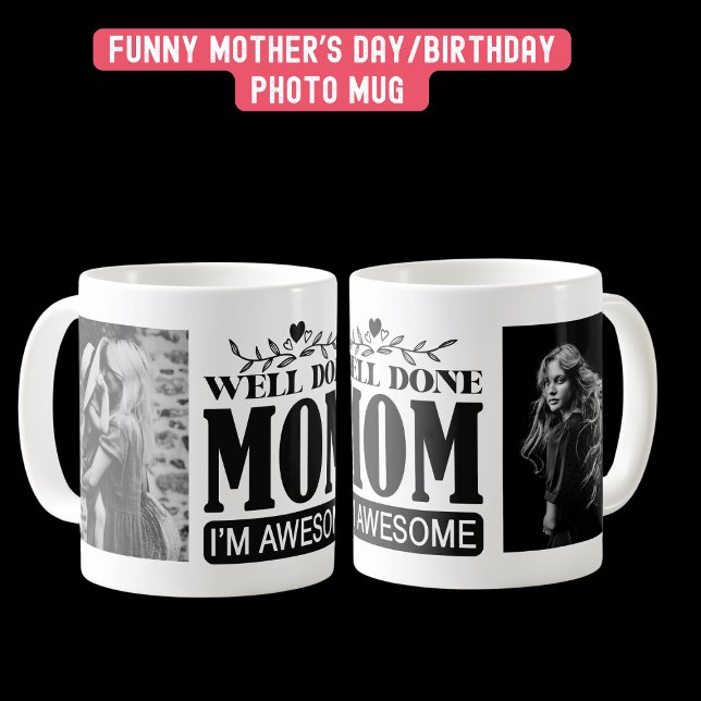 Geburtstags-Foto der Mutter Kaffeetasse (Von Creator hochgeladen)