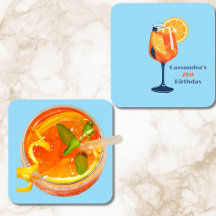 Geburtstags-Italienischer-Cocktail Vintage Retro M