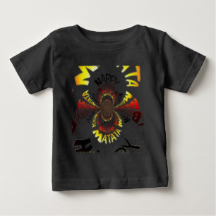 Geburtstags-Kaleidoskop Kunstposter Baby T-shirt