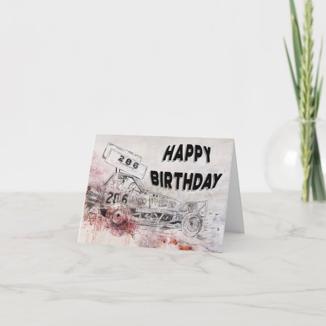 Geburtstags-Karte Johns Toulson Karte (Vorderseite)