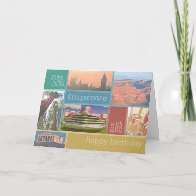 Geburtstags-Karte Karte (Vorderseite)