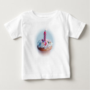Geburtstags-kleiner Kuchen Baby T-shirt