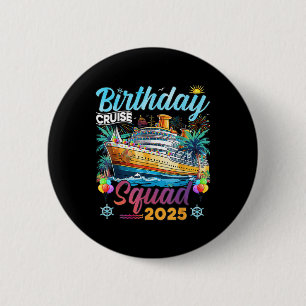 Geburtstags-Kreuzfahrt-Truppe 2025 Geburtstags-Mat Button
