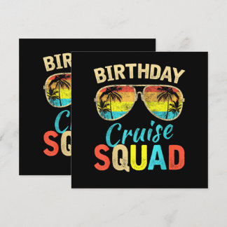 Geburtstags-Kreuzfahrt-Truppe Einladung