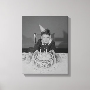 Geburtstags-Kuchen Leinwanddruck